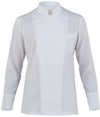 Giacca Darcy Bianco Giacca Cuoco Traspirante Elastcizzata No Stiro