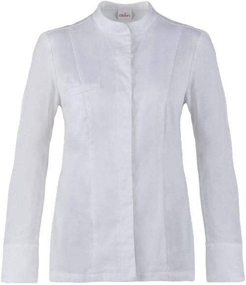 Giacca Denise Bianco Facile Stiro Elasticizzata Giacca Chef Stretch Bianca