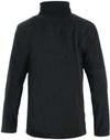 Giacca Felpa Nera in Pile LAMINATO con Zip Lunga Clique Melvin Trattamento Antivento e Antipilling Colore Nero