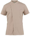 Giacca Harry Beige Casacca Uomo Manica Corta No Stiro Elasticizzata Traspirante Superleggera