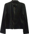 Giacca in eco pelle sintetica da donna nero con zip art. 089/b giubbino donna in ecopelle Italy moda giubbino donna L'Orchidea - Siderno, Commerciovirtuoso.it
