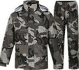 Giacca-Mantella-Pantaloni-Impermeabile-Mimetica-Pvc-Antipioggia-Cappuccio