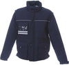 Giacca New Scotland Blu Giubbino da Lavoro Maniche Staccabili Industria Officina Magazzino