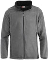 Giacca pile unisex full zip. 100% poliestere antipilling Felpa in Pile Zip Lunga Clique Cameron Grigio Uomo Donna