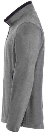 Giacca pile unisex full zip. 100% poliestere antipilling Felpa in Pile Zip Lunga Clique Cameron Grigio Uomo Donna
