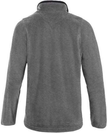 Giacca pile unisex full zip. 100% poliestere antipilling Felpa in Pile Zip Lunga Clique Cameron Grigio Uomo Donna
