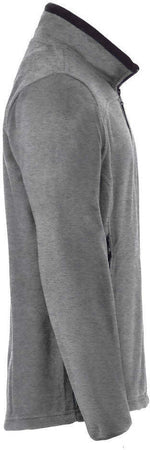 Giacca pile unisex full zip. 100% poliestere antipilling Felpa in Pile Zip Lunga Clique Cameron Grigio Uomo Donna