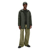RAINS giacca rains antipioggia unisex lohja long jacket w3t2 - verde da uomo