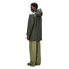 RAINS giacca rains antipioggia unisex lohja long jacket w3t2 - verde da uomo