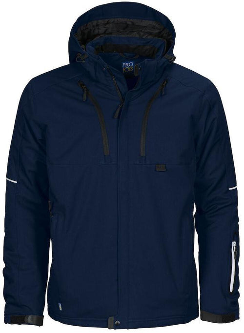 Giacca Softshell Imbottita Blu Taglia L Giubbino Impermeabile Traspirante Projob