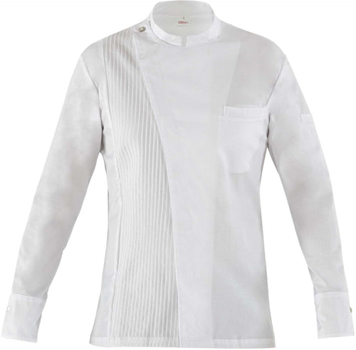 Giacca Unique Cesare Bianco Giacca Cuoco Tencel Elastcizzata