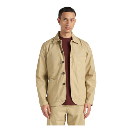 UNIVERSAL WORKS giacca universal works bakers c jacket - sand da uomo