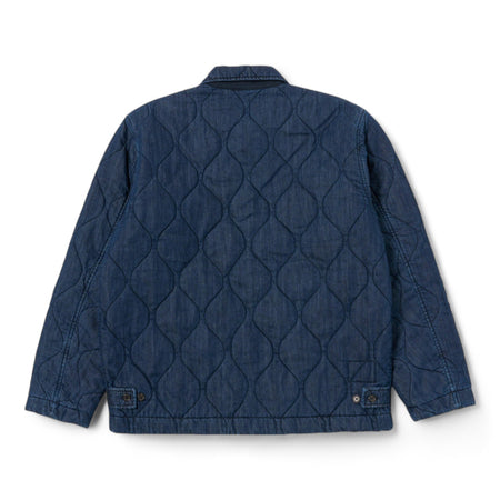 UNIVERSAL WORKS giacca universal works gower jacket - indigo da uomo