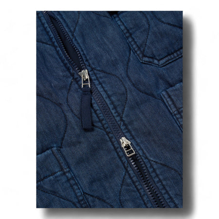 UNIVERSAL WORKS giacca universal works gower jacket - indigo da uomo