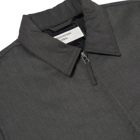 UNIVERSAL WORKS giacca universal works padded club jacket travel suiting - charcoal da uomo