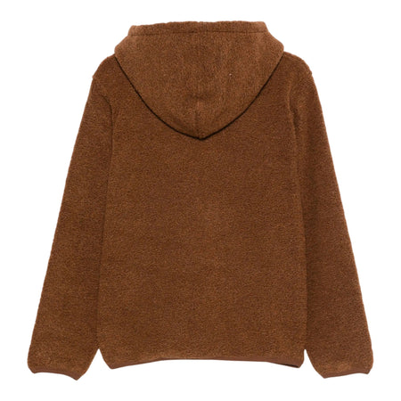 UNIVERSAL WORKS giacca universal works travel hoodie alvar fleece - cumin da uomo