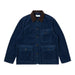 UNIVERSAL WORKS giacca universal works utility jacket recycled indigo cord - indigo da uomo