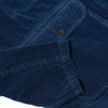 UNIVERSAL WORKS giacca universal works utility jacket recycled indigo cord - indigo da uomo