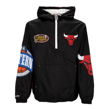 MITCHELL &amp; NESS Giacca a Vento Infilabile Uomo Nba Team Og 2.0 Anorak Windbreaker Chibul Original Team Colors da uomo