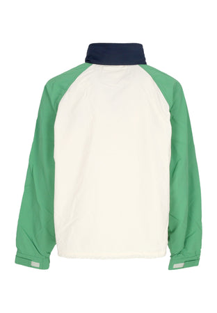 Tommy Hilfiger Giacca a Vento Uomo Color Block Jacket Ancient White/coastal Green da uomo