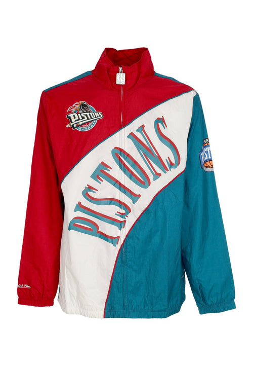 MITCHELL & NESS Giacca a Vento Uomo Nba Arched Retro Lined Windbreaker Detpis Multi/white da uomo