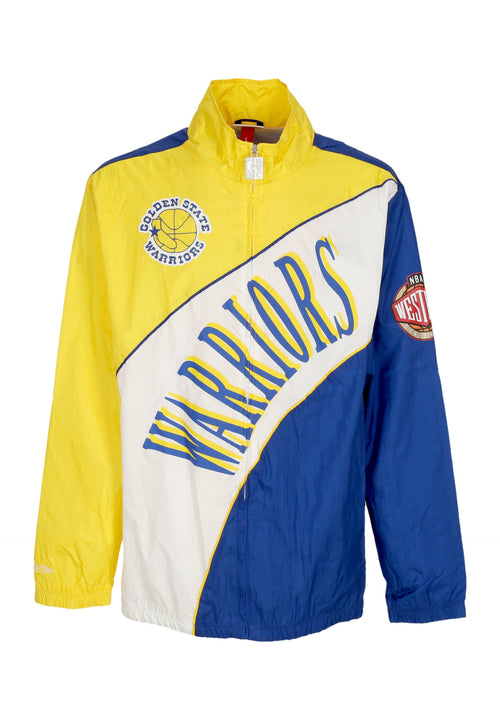 MITCHELL & NESS Giacca a Vento Uomo Nba Arched Retro Lined Windbreaker Golwar Multi/white da uomo