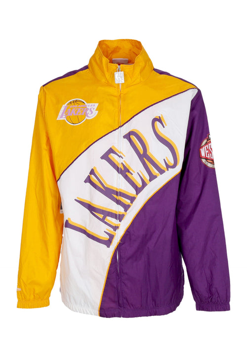MITCHELL & NESS Giacca a Vento Uomo Nba Arched Retro Lined Windbreaker Loslak Multi/white da uomo