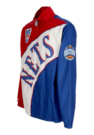 MITCHELL &amp; NESS Giacca a Vento Uomo Nba Arched Retro Lined Windbreaker Nejnet Multi/white da uomo
