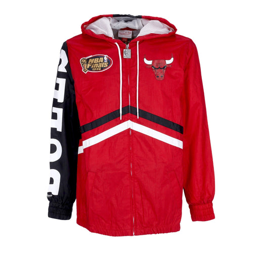 MITCHELL & NESS Giacca a Vento Uomo Nba Undeniable Full Zip Windbreaker Hardwood Classics Chibul Scarlet da uomo