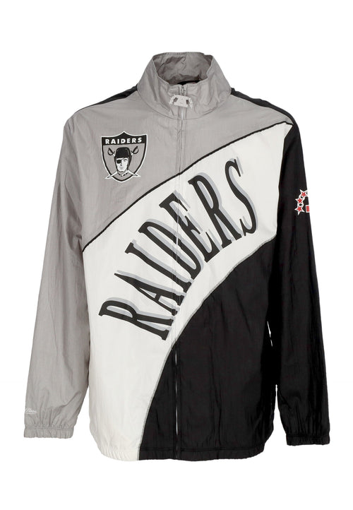 MITCHELL & NESS Giacca a Vento Uomo Nfl Arched Retro Lined Windbreaker Oakrai Multi/white da uomo