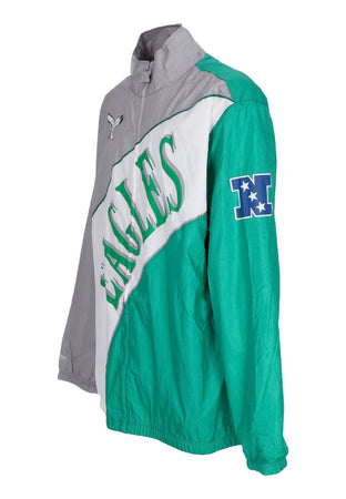 MITCHELL &amp; NESS Giacca a Vento Uomo Nfl Arched Retro Lined Windbreaker Phieag Multi/white da uomo