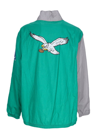 MITCHELL &amp; NESS Giacca a Vento Uomo Nfl Arched Retro Lined Windbreaker Phieag Multi/white da uomo