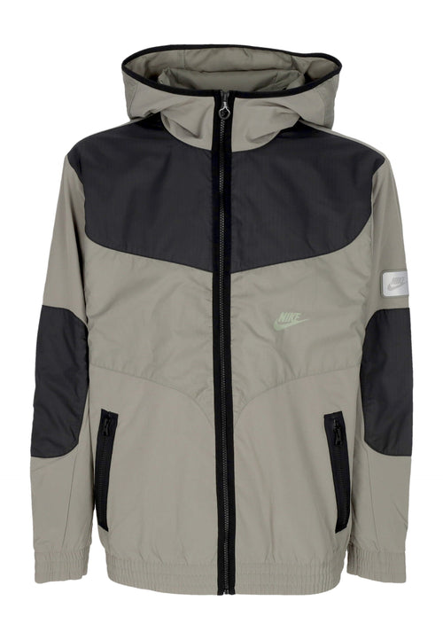 Nike Giacca a Vento Uomo Sportswear Air Max Woven Jacket Dark Stucco/dark Stucco/black da uomo