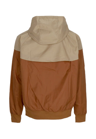 Nike Giacca a Vento Uomo Sportswear Woven Lined Windrunner Hooded Jacket Lt British Tan/khaki/sail da uomo