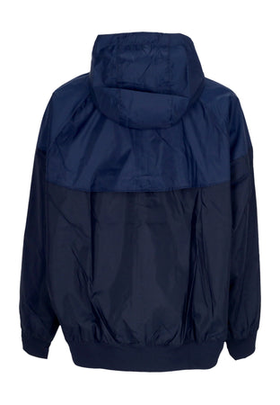 Nike Giacca a Vento Uomo Sportswear Woven Lined Windrunner Hooded Jacket Obsidian/midnight Navy/sail da uomo