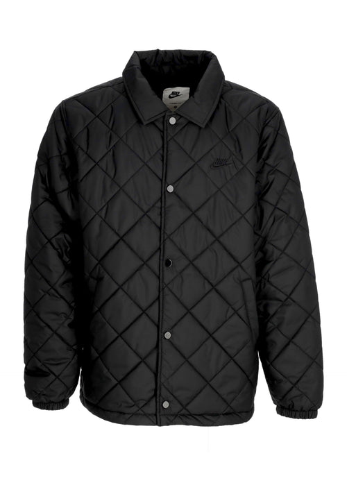 Nike Giacca Coach Jacket Uomo Club Therma-fit Jacket Black/black/black da uomo
