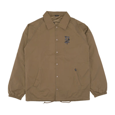 HUF Giacca Coach Jacket Uomo Megablast Coaches Jacket Camel da uomo