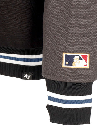 47 BRAND Giacca Coach Jacket Uomo Mlb Tournament Jacket Neyyan Jet Black da uomo