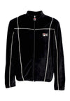 PROPAGANDA Giacca Tuta Uomo Pes Potosi Manno Velour Jacket X Fila Black da uomo