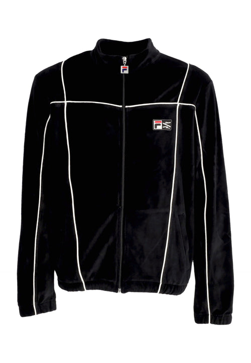 PROPAGANDA Giacca Tuta Uomo Pes Potosi Manno Velour Jacket X Fila Black da uomo