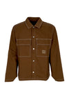 HUF Giacca Workwear Uomo Mason Shacket Espresso da uomo