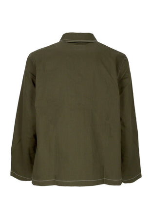 HUF Giacca Workwear Uomo Mason Shacket Hunter Green da uomo