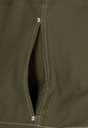 HUF Giacca Workwear Uomo Mason Shacket Hunter Green da uomo
