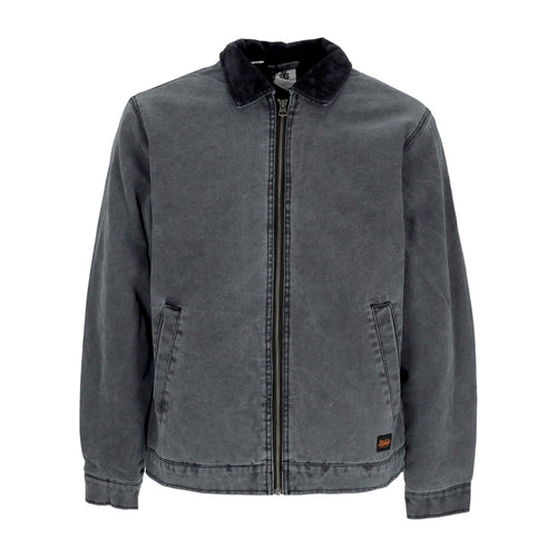 ELEMENT Giacca Workwear Uomo Parker Canvas Jacket Washed Black da uomo
