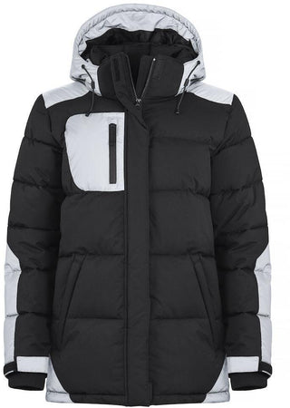 Giaccone Dumas Nero con Inserti Riflettenti Giacca Donna Invernale Imbottita