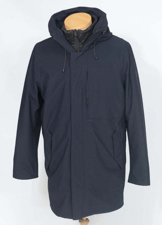 Giaccone uomo con cappuccio - People of Shibuya - colore  blu