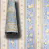 SUPER STOCK €0,56 al mq  - Rotolo da 5,2mq (10x0,52mt) di Carta da Parati vinilica Top Quality lavabile GIALLO E AZZURRO - Eternal Parquet