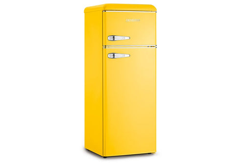 Severin Frigorifero Doppia Porta Retro' Vintage Giallo KS 9953