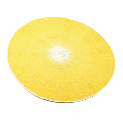 Sottopiatto tovaglietta portapane colorato in carta da Ø 38 cm in modelli assortiti