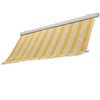 Tenda da sole per bar balcone quadrata a parete semicassonata